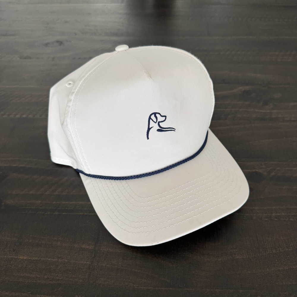 Rhoback White and Navy Hat